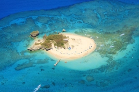 写真：コマカ島鳥瞰